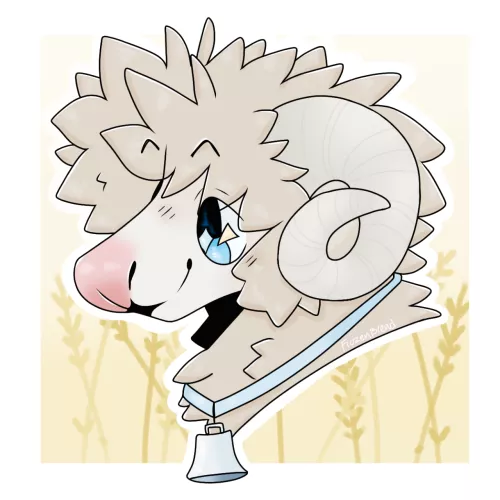 s u p e r f l u f f y s h e e p :D by FrozenBreadDrawings