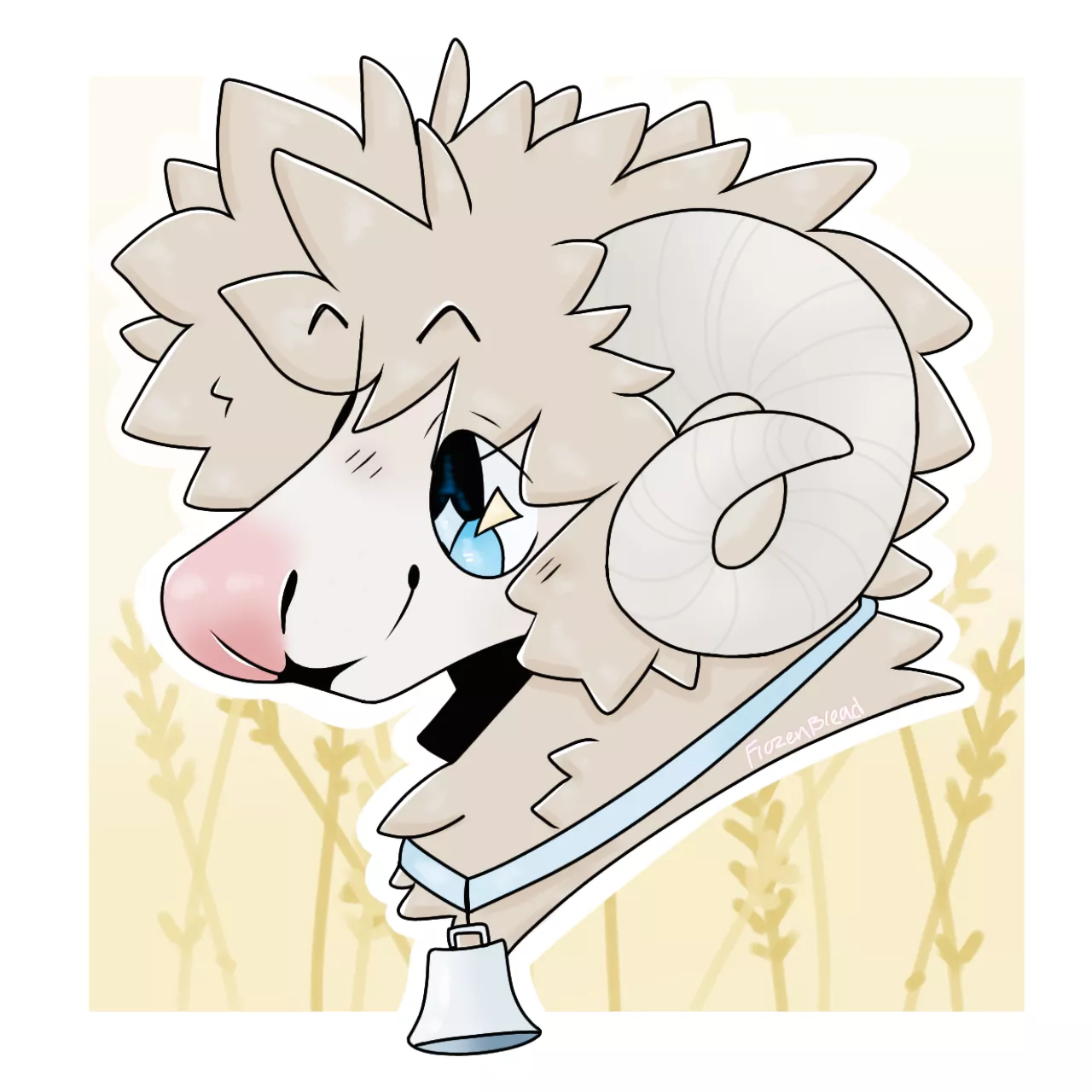 s u p e r f l u f f y s h e e p :D posted by FrozenBreadDrawings