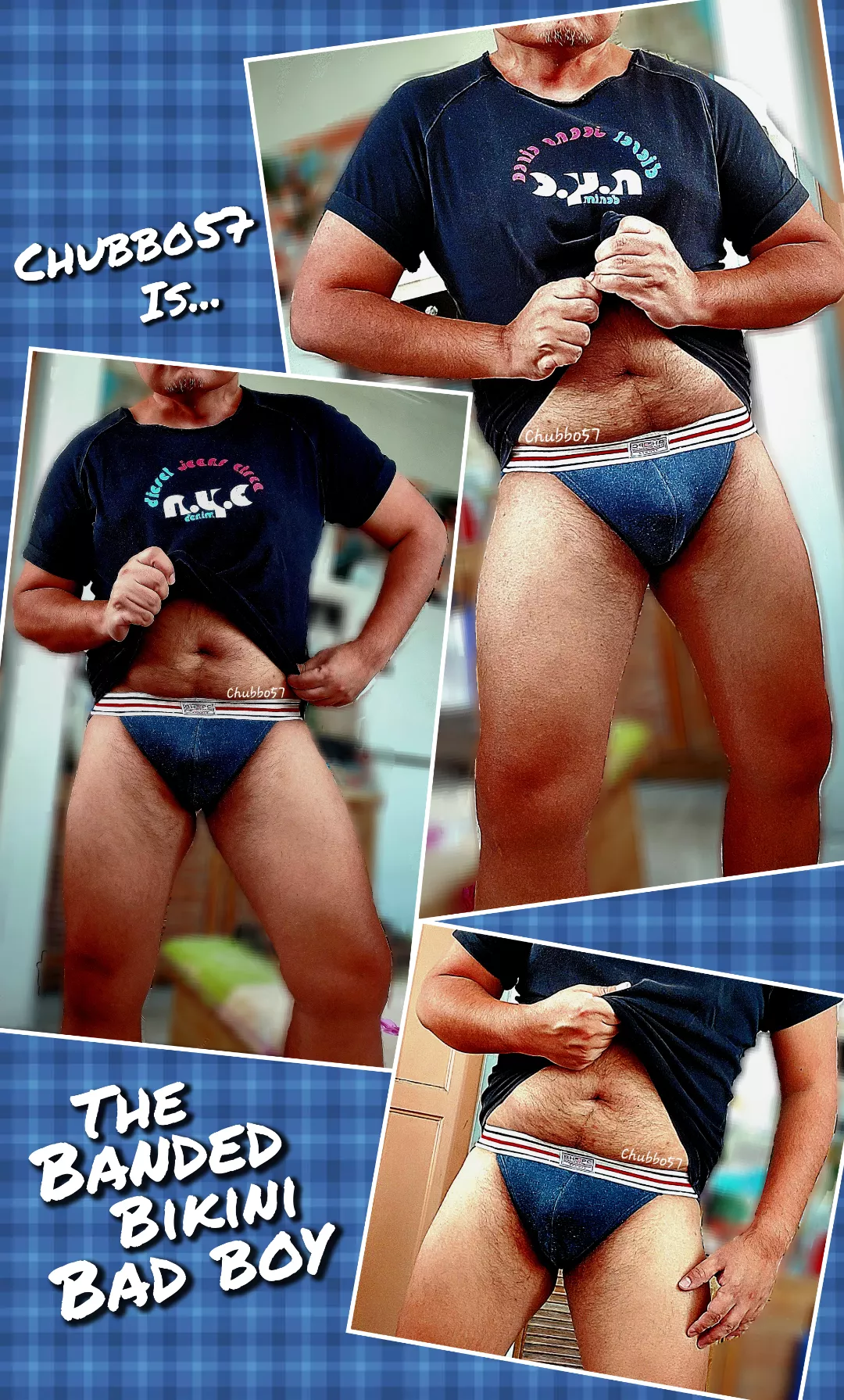 Sexy waistband brings out the bandit, even in a good boy. posted by chubbo57