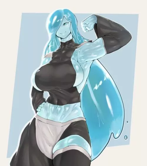 Slime GF that likes the gym a lot by Sh0otingBlank5