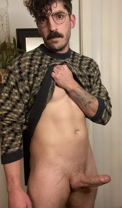 Trying to make dad sweaters cool by cookiedusterhustler