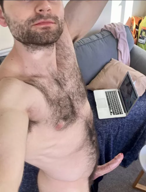 Who wants to take a guess, as to what’s on that laptop screen by J-Harker