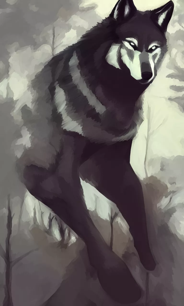 Wolf Run (Art by me) posted by FancySuits