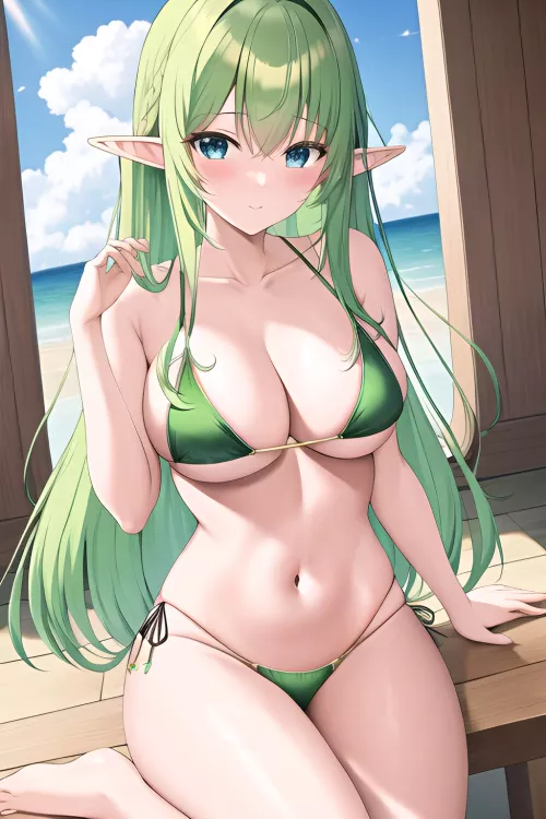 A lovely day at the beach (theoldlux) by Byrkli