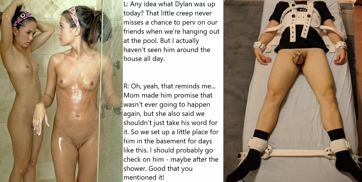 Chastity Fantasy: Caption 210. Zero tolerance for creepiness. posted by wellhowaboutmaybe