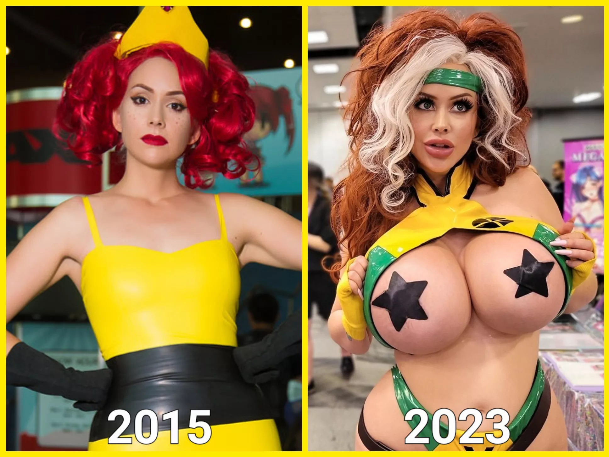 Conventions are so much more fun with huge fake bimbo tiddies! posted by omystephaniemichelle