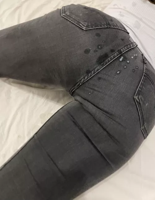 Cum on jeans for hump day by tangentomycurves