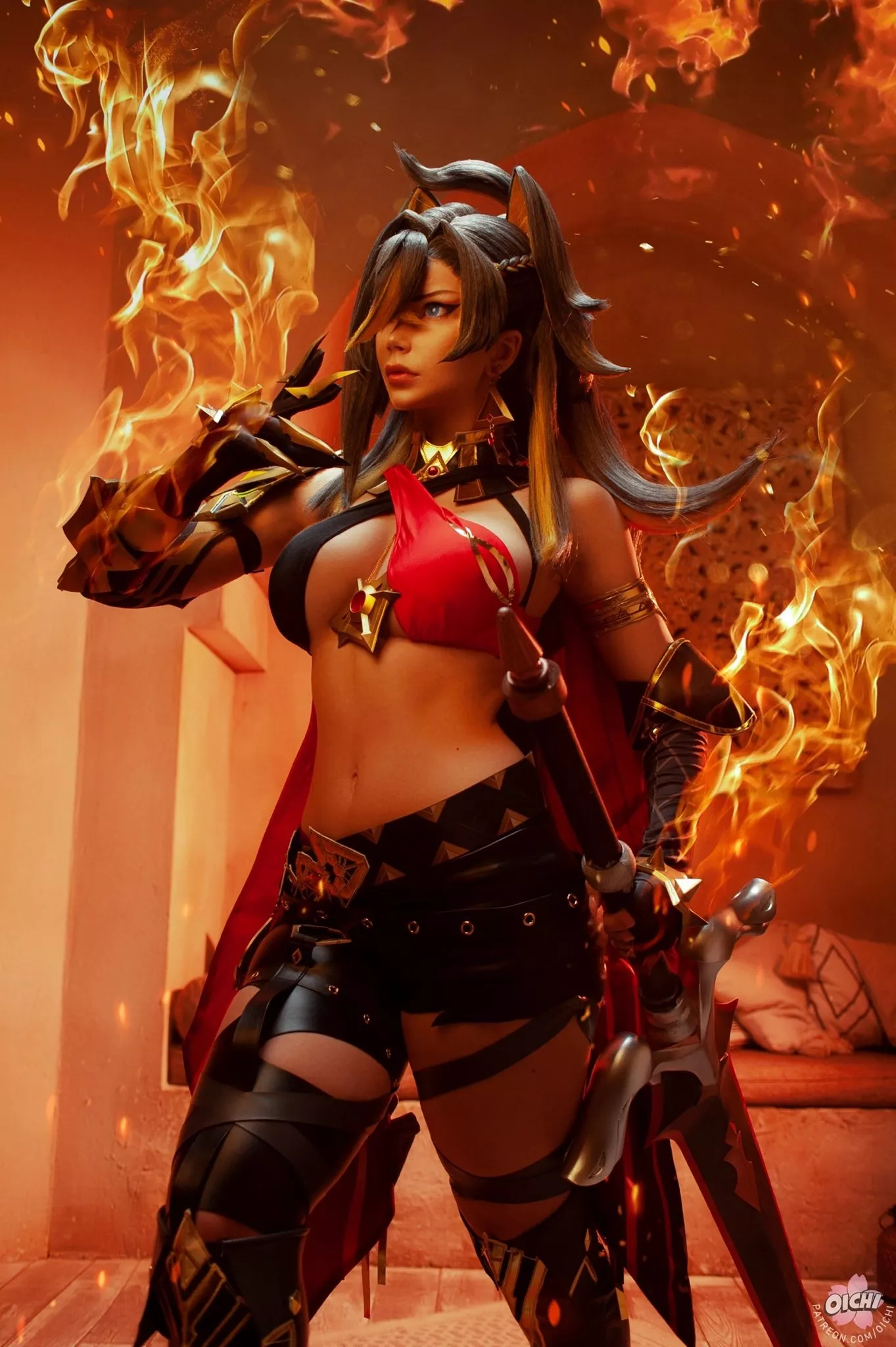 Dehya (Genshin Impact) by Oichi posted by NhoEskape