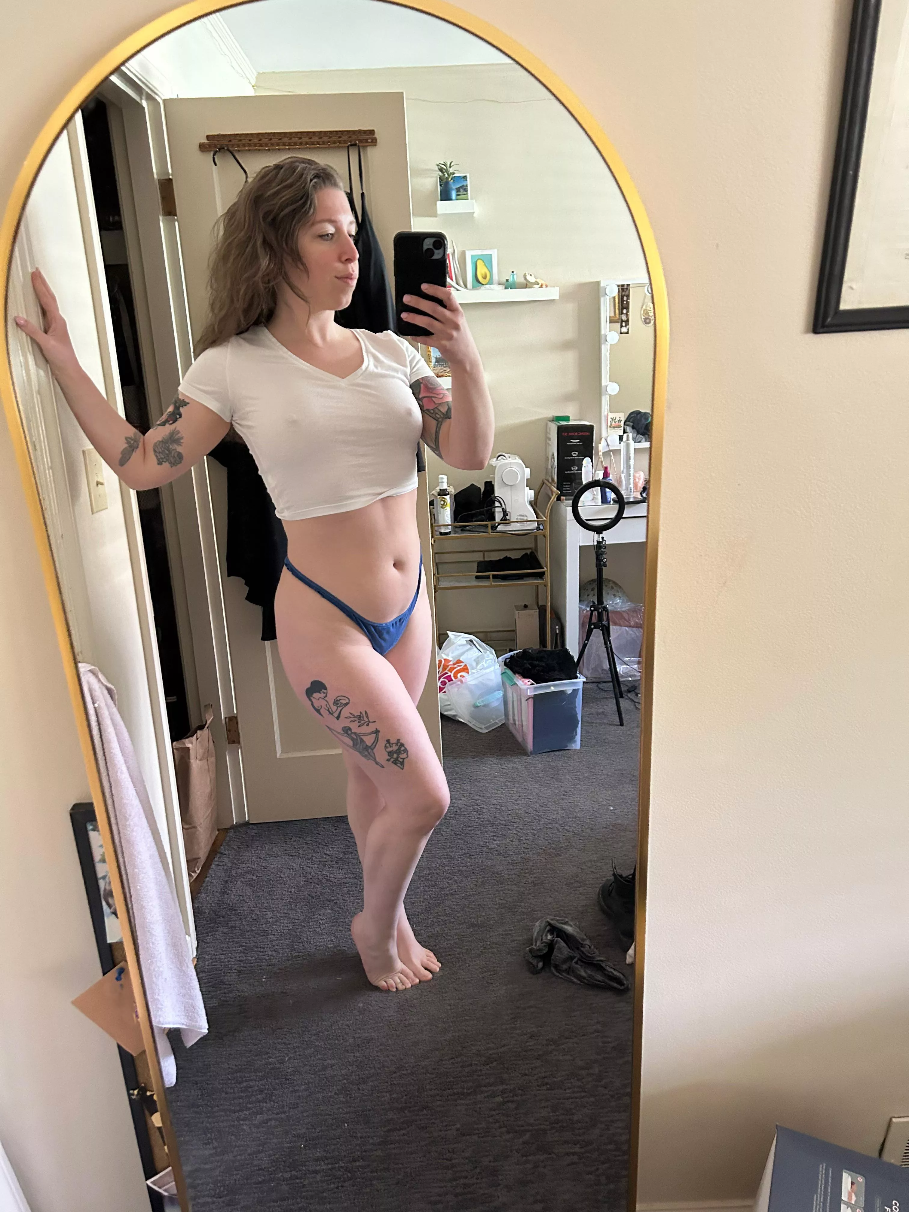 Feelin myself today 😏 posted by -perky_peaches-