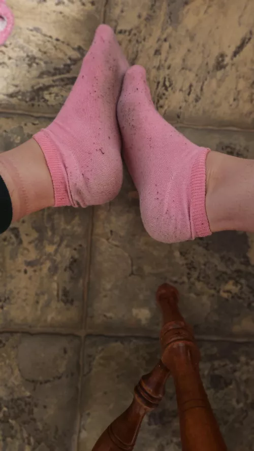 filthy socks 🩷[F29][selling][canada] by witchyfeet66