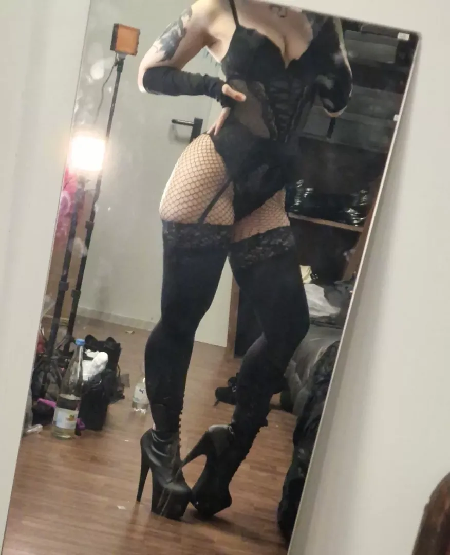 Fishnets dont count as clothing since you can see through them ;) by LunaticalWitch_