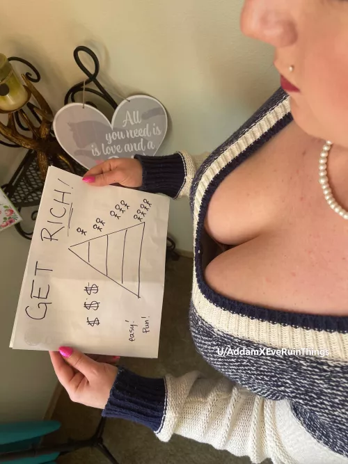 fun fact: Pyramid Schemes and MLMs are scams. That being said, I bet could fool you into joining one ;) by addamxeveruinthings