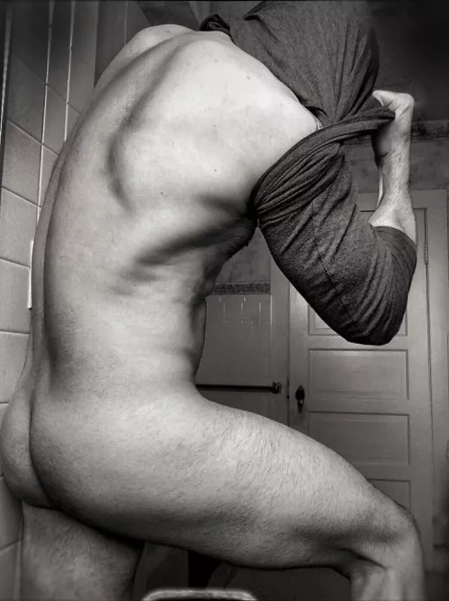 Help! My shirt is stuck! Think you can help get it off? by cinnabonxtrafrosting