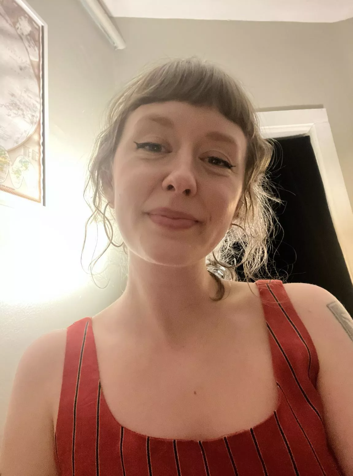 Hi! 👋🏻 Just me with my bangs…again! Hope you’re not getting sick of us! 😋 posted by eternaldarkness12