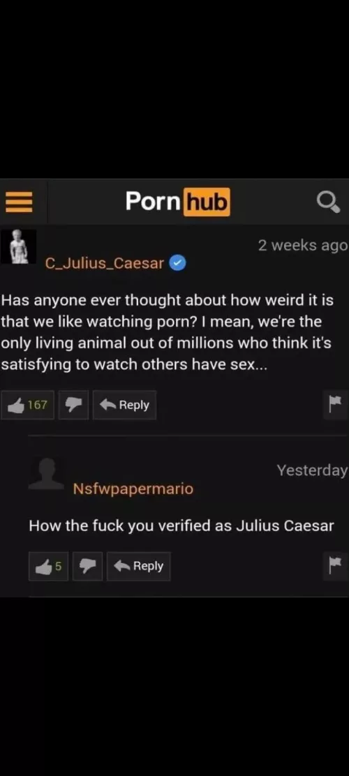I guess Julius Ceaser does make a point by tututima