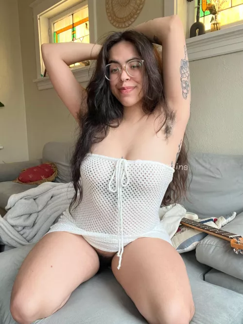 i hope you can’t get enough of my hairy pits :) by petalb4bie