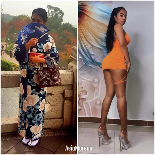 I love how an outfit can drastically change the way I feel. I can go from cute, giddy Asian girl to confident, horny Asian fuckdoll ready to sit on your face by AsiaMorena