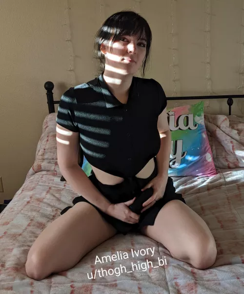 I'll warm you up with my smaller strap until you can take something larger by thogh_high_bi