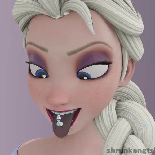 {image} Elsa's Tongue Dissolves Olaf by SJHOAKVEYR