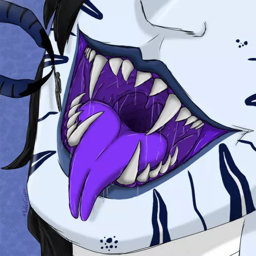 {image} Nemesis mawshot (naga) (by TheVoidCreeper, aka me) by TheVoidCreeper