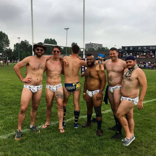 In your undies while on the field by Primal_Mantis