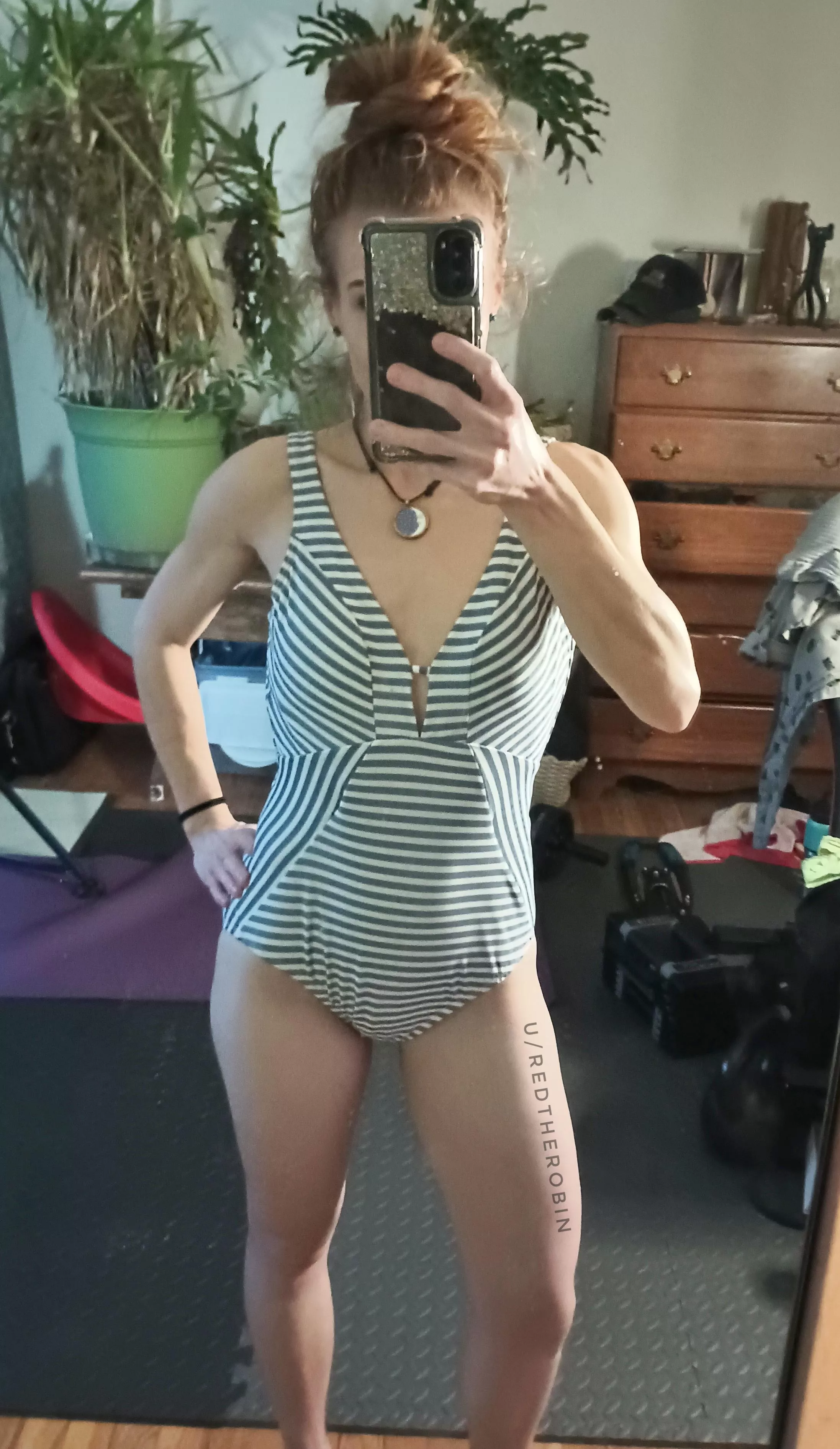 I've had this swimsuit for a couple years and have never actually worn it swimming posted by RedTheRobin