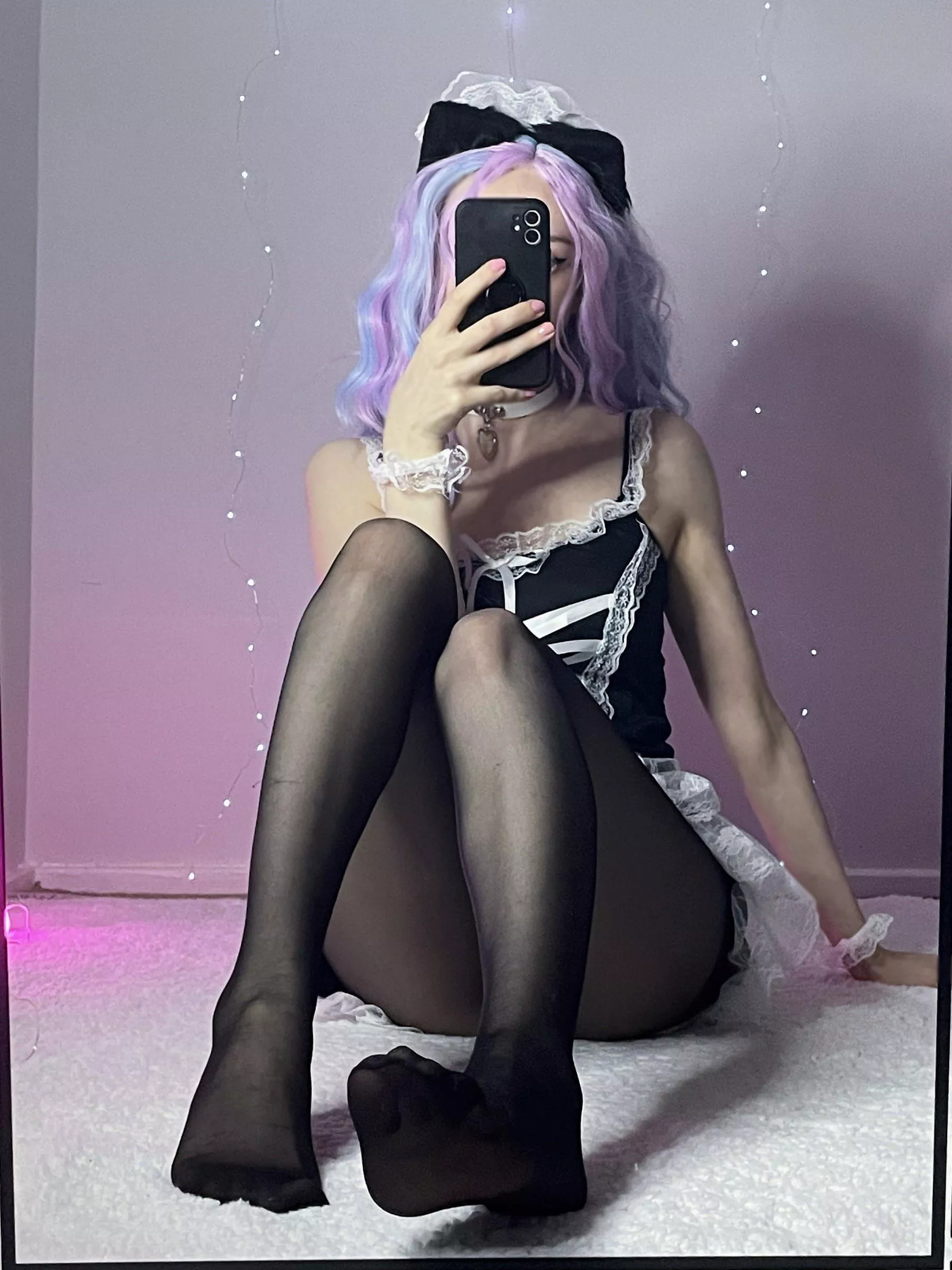 KittY maid in black nylons posted by alice_yuumi