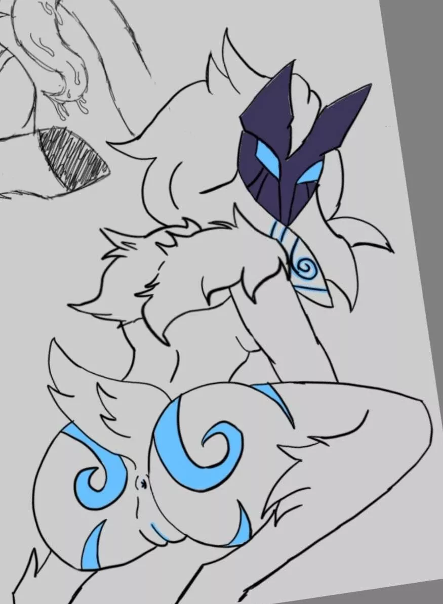 Lamb booty sketch (@VulpineDawn) posted by depressed_kitsune