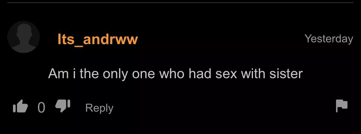 Least incestuous male posted by philroscoe