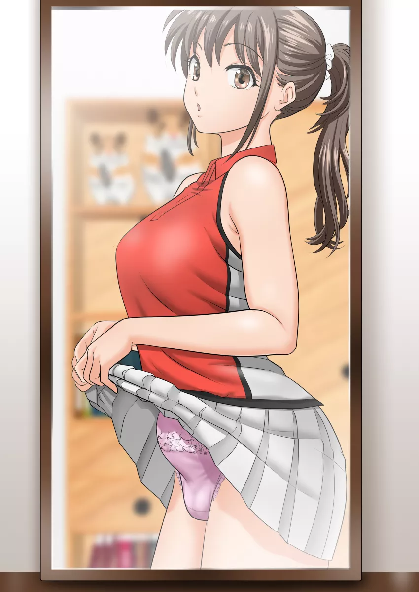 Lifting Up Their Skirt (Yuzuyuzuru) [Original] posted by sequence_string