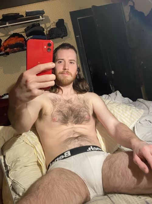 Love how much darker my hair looks in white underwear by Daddy_Loving_Dirk