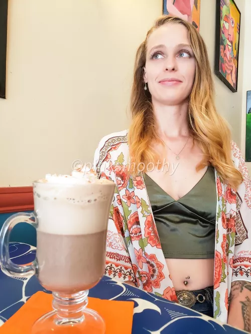 Me and my true love… coffee❤️ by Pink_smoothy