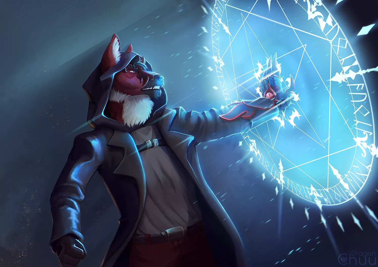 Painting illustration - Spellcaster [art by me] posted by DragonChuu