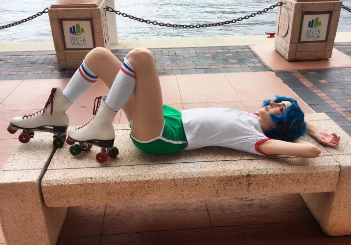 Retro Skate (Putrid Cosplay) by throwaqqount
