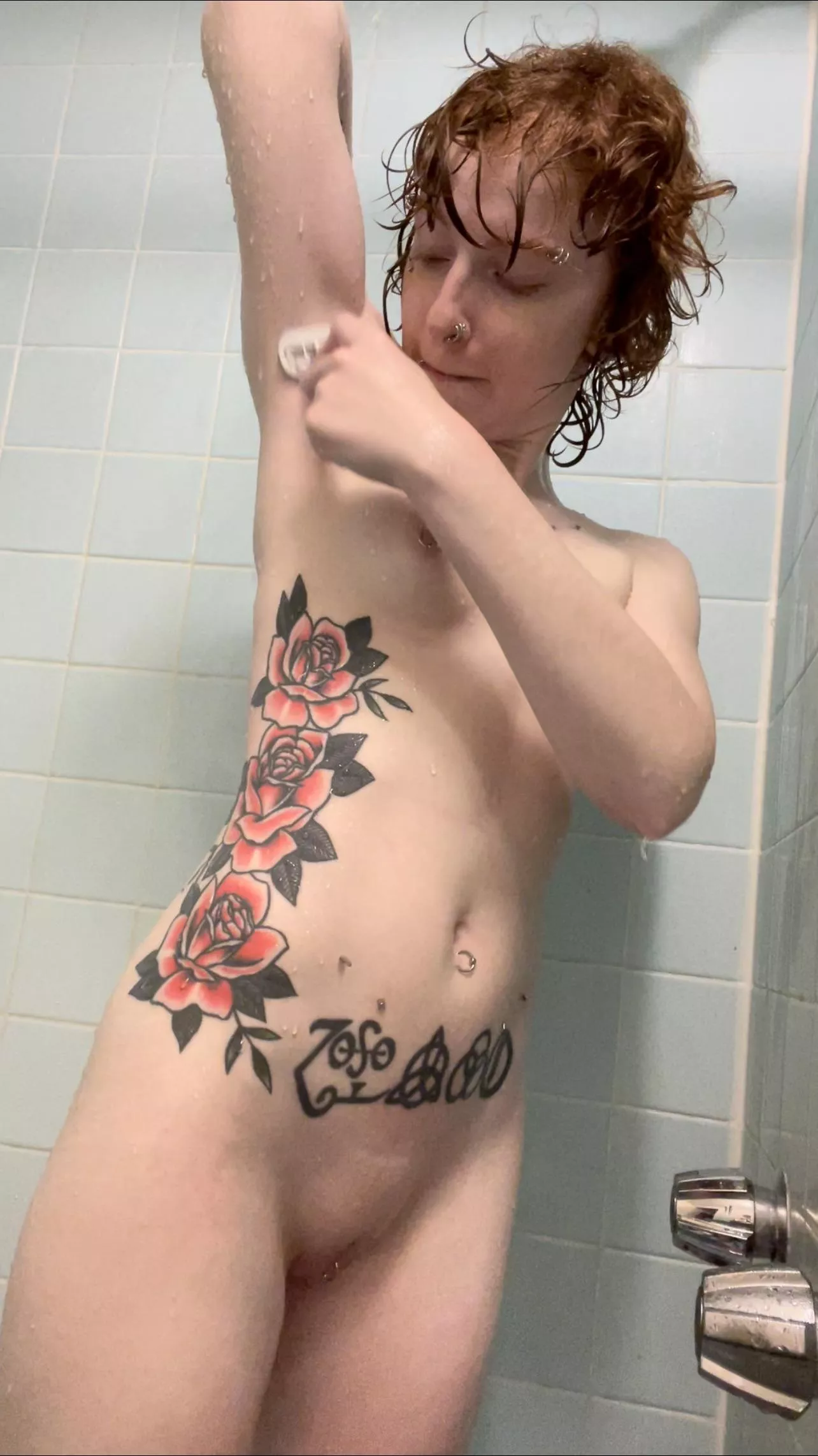 Shaving my armpits. posted by Hot_Pants141