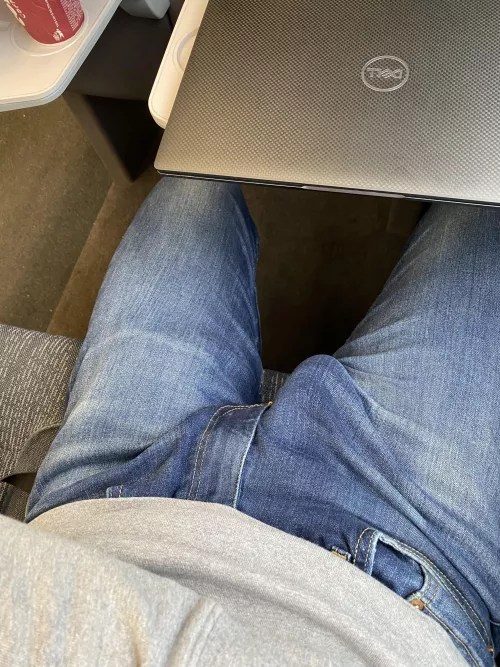 Sitting on the train minding my own business. by greengiantnsfw