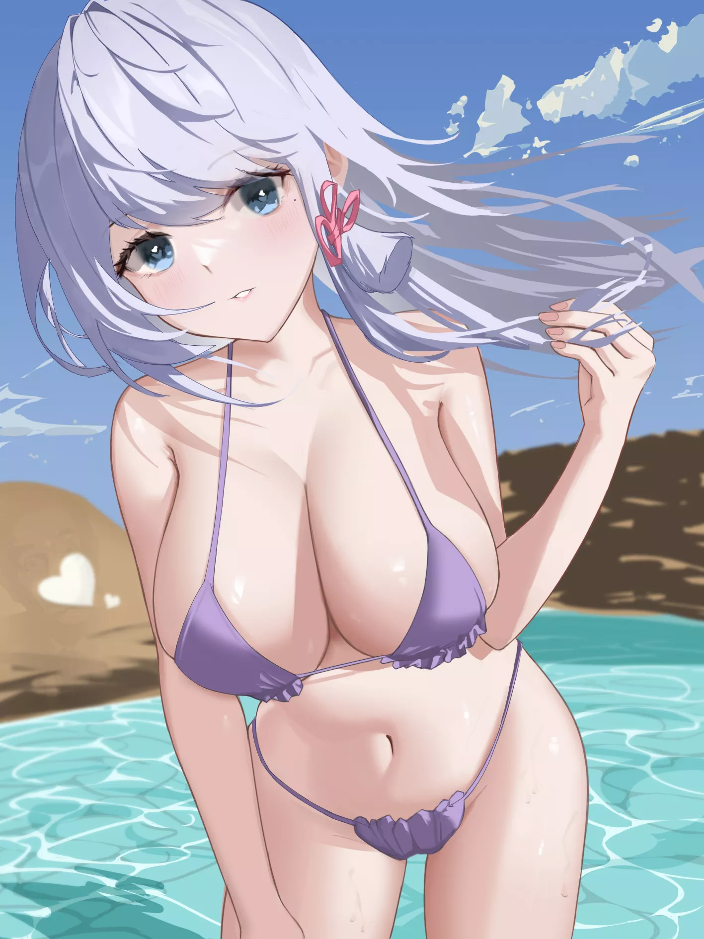 Swimsuit Ayaka [Genshin Impact] posted by xSaviour_N