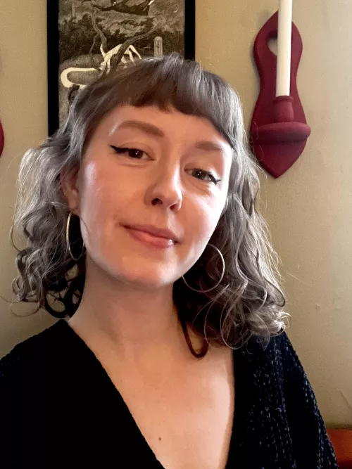 The bangs look so good when I let the curls down!! by eternaldarkness12