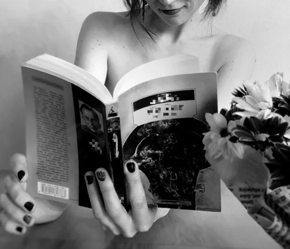 The book to read naked. Guess the title by Nerdbird_OF