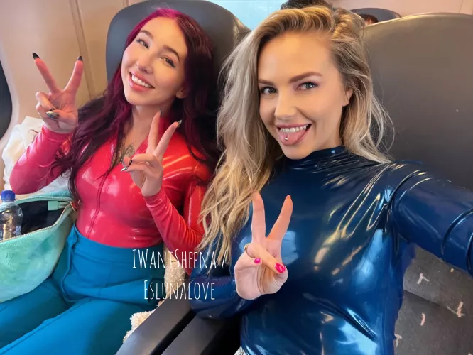 Wanna sit with us in the train. by Esluna-Love