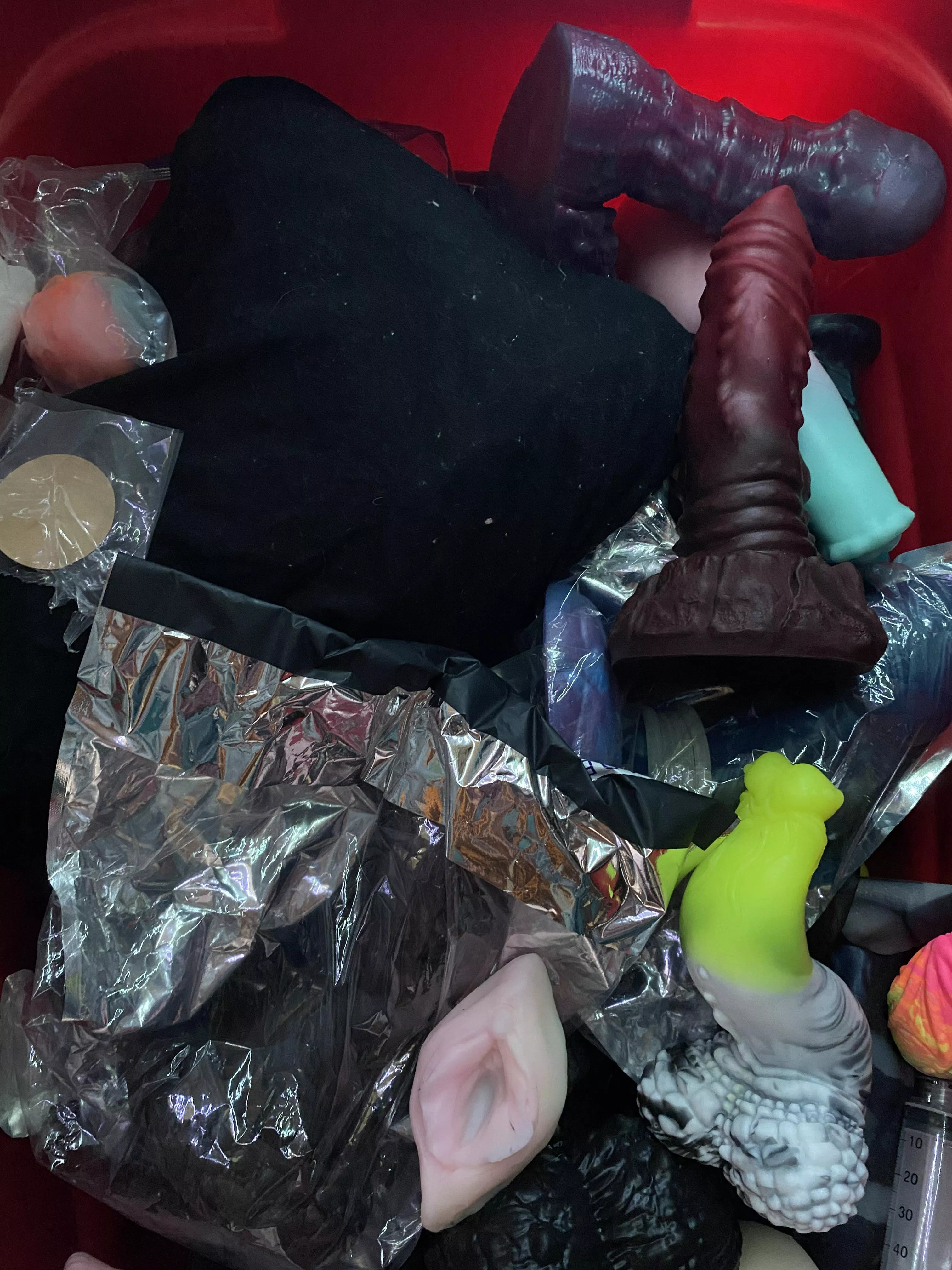 Wonder if anyone can guess how many toys I’ve got in here posted by D0B3R_W0LF