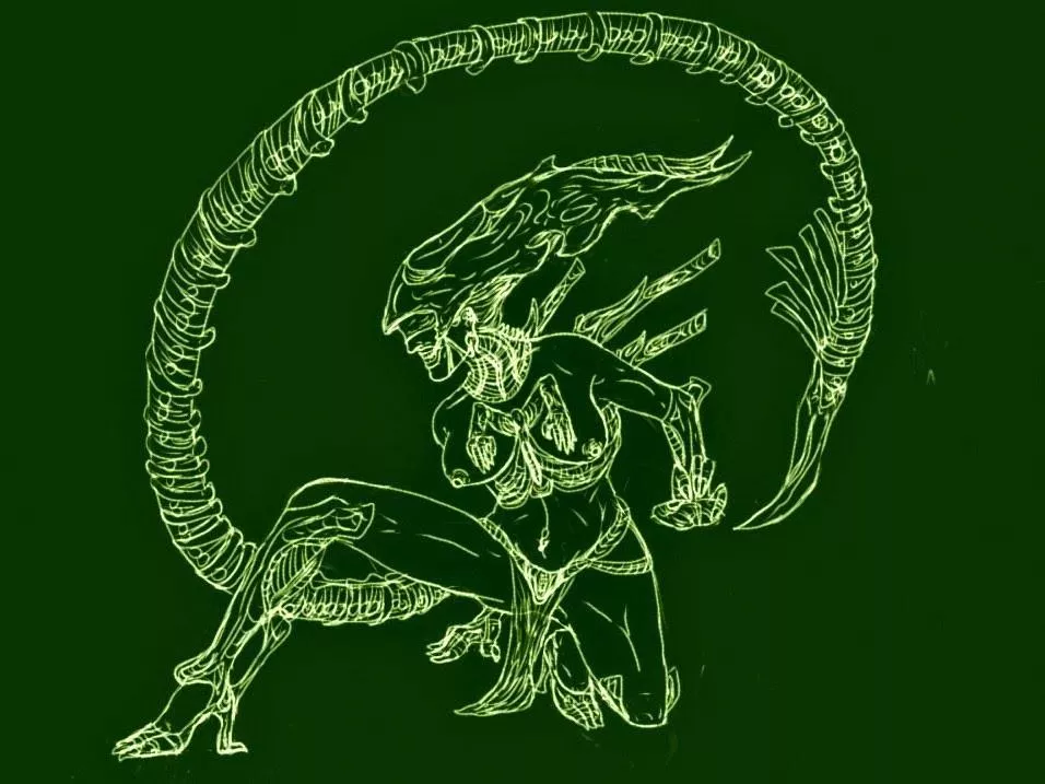 Xenomorph Queen Dom, by me (2017) posted by cicada-ronin84