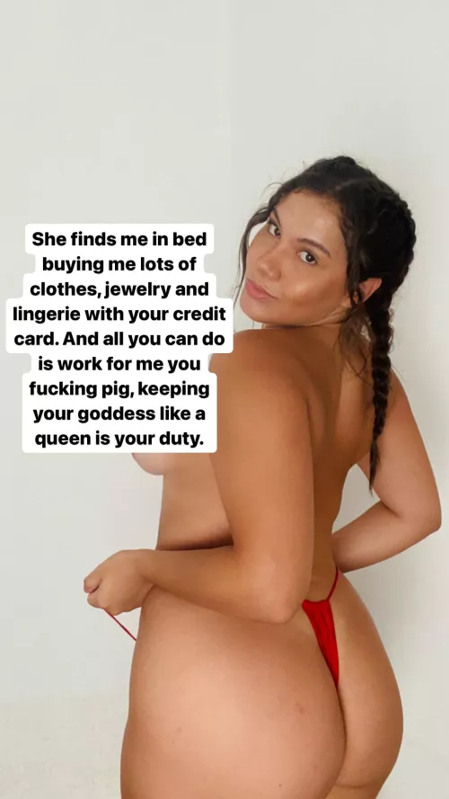 Your duty as a slave is to have me as a queen 🥵. by Bunnyfoxxx_OK