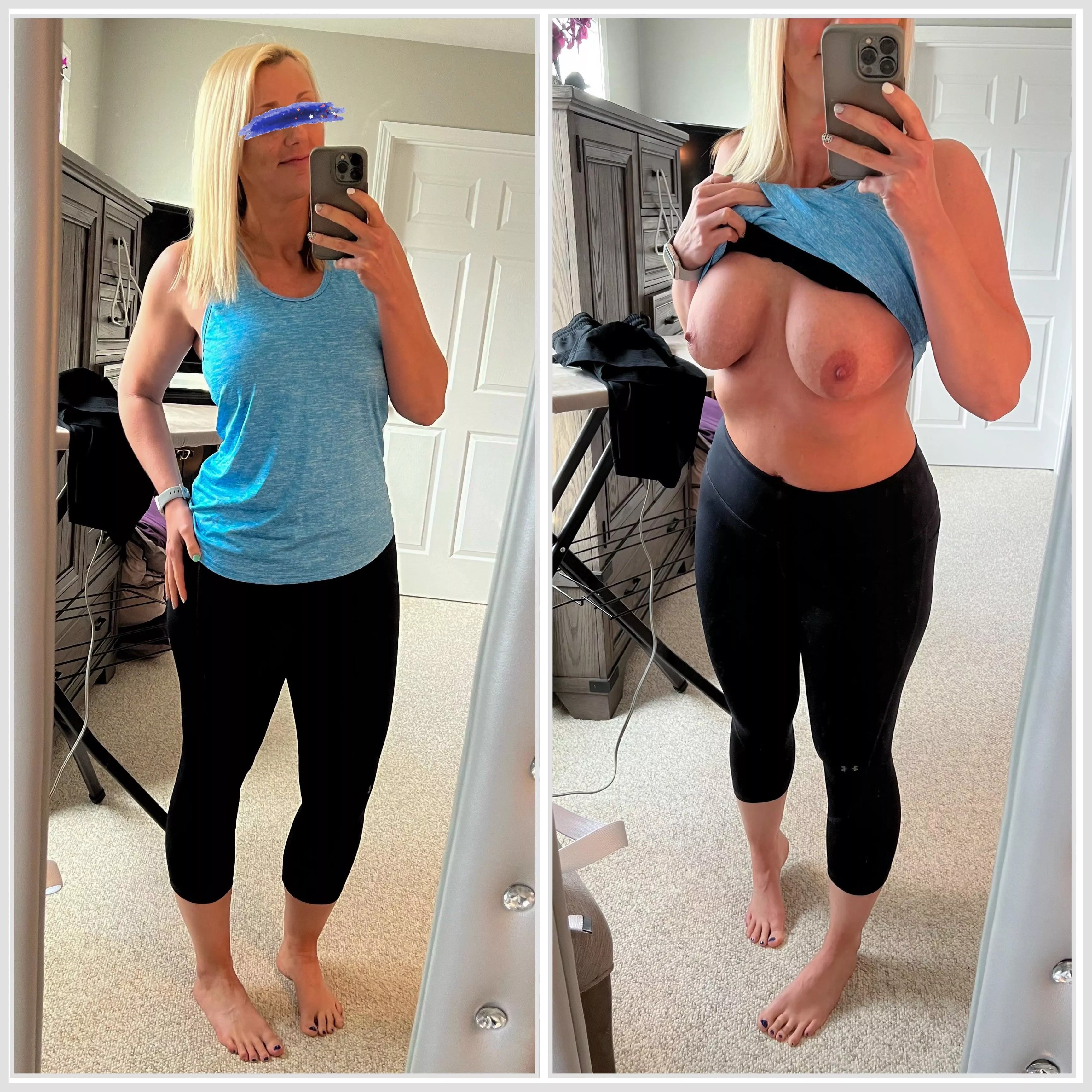 Your sneak peek [F]38 posted by KurvyBlondeWife1