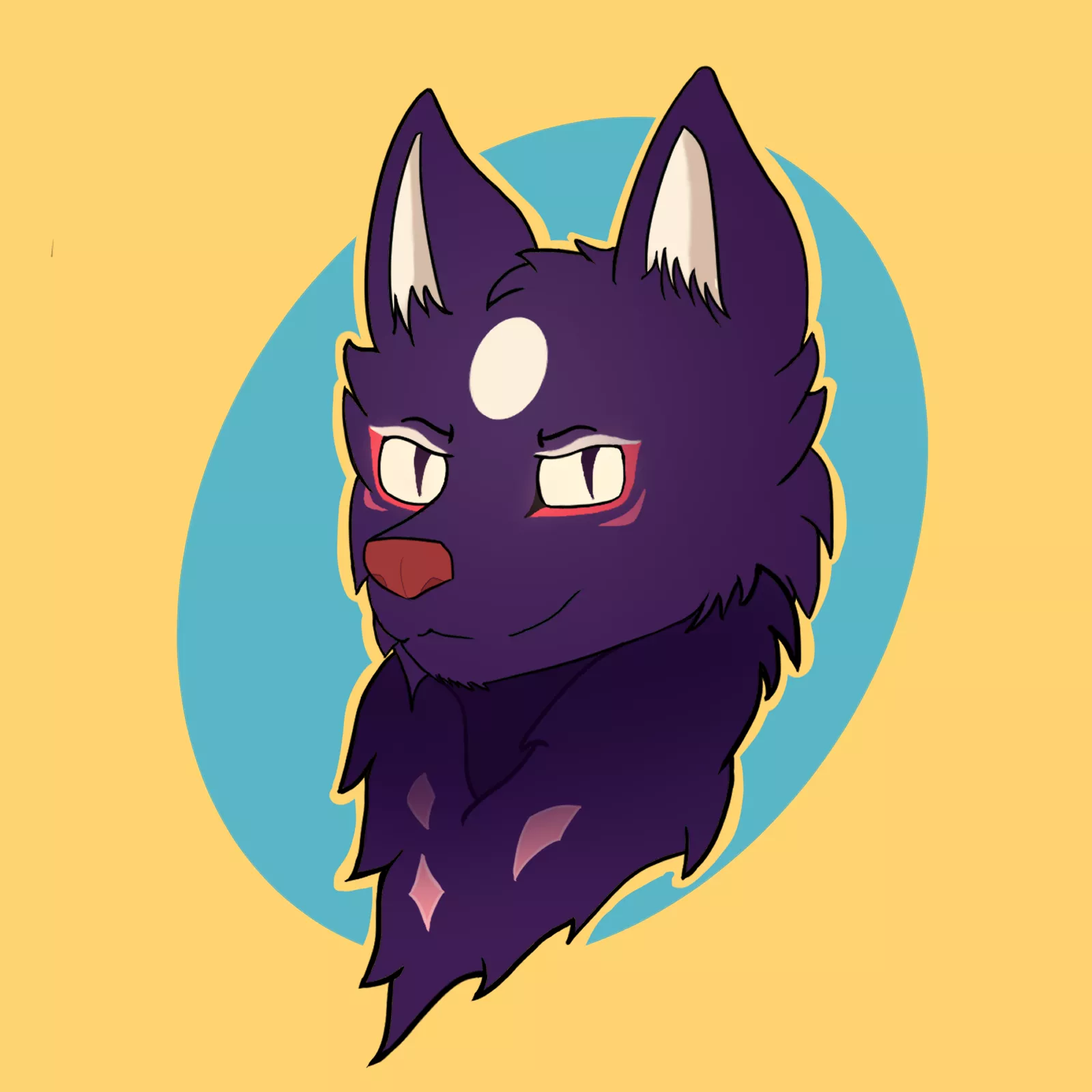 A little draw for a friend. I'm learning to draw, it's like My 10th draw uwu posted by AlexDahFox