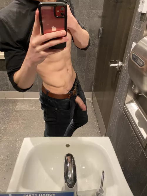 Almost forgot to put my dick away before I walked out of the bathroom by milo_anders