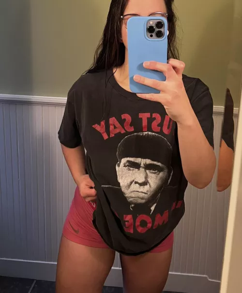 Big T and tiny shorts are my fav to workout in by Playful-Tax4984