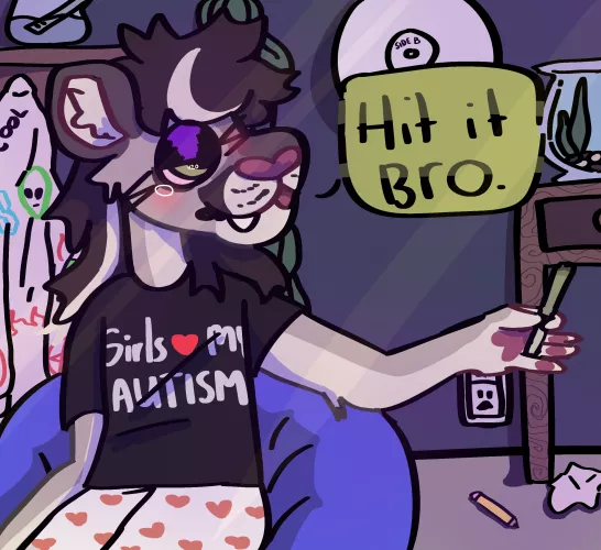 [CHARACTER + ART BY ME] sharing a j with the homies :) by WindowsHDP69