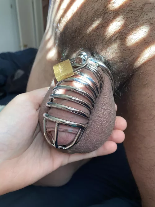 Convinced my boyfriend to just try it on, not sure I want to unlock it.... by Upstairs-Version-699