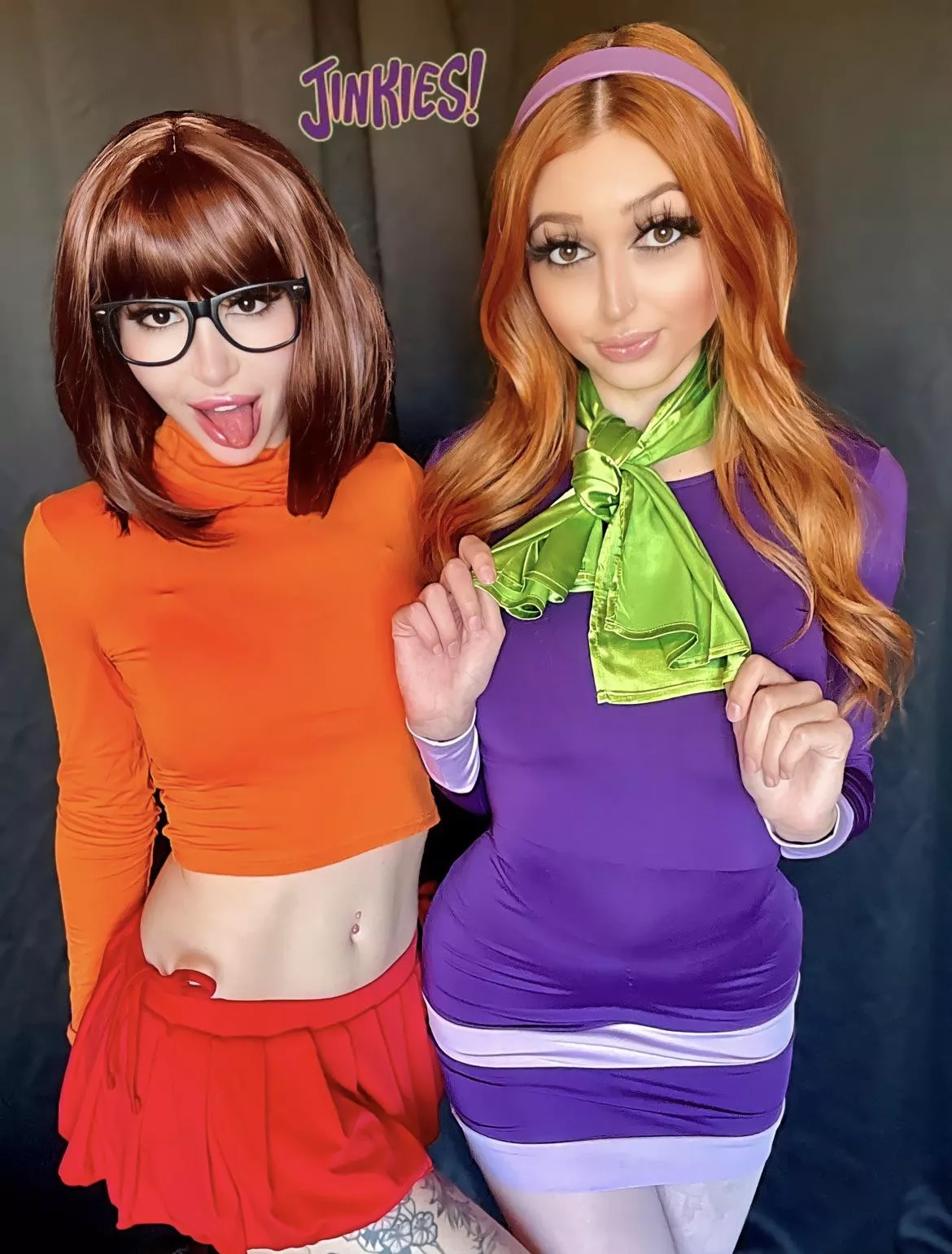 Daphne & Velma Cosplay [Scooby Doo] (StewpidSenpai & TattieGucci) posted by StewpidBabyy
